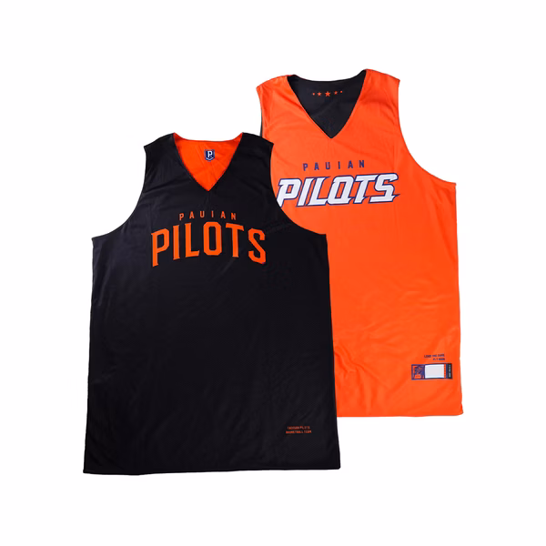 TYP06飛行猿雙面練習球衣-橘黑